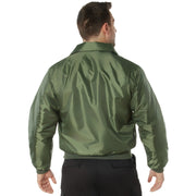 Rothco CWU-45P Flight Jacket Sage Green 3XL Bomber & rear detail view