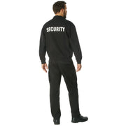 Rothco Security 1/4 Zip Job Shirt - Black Uniform Shirts alternate photo