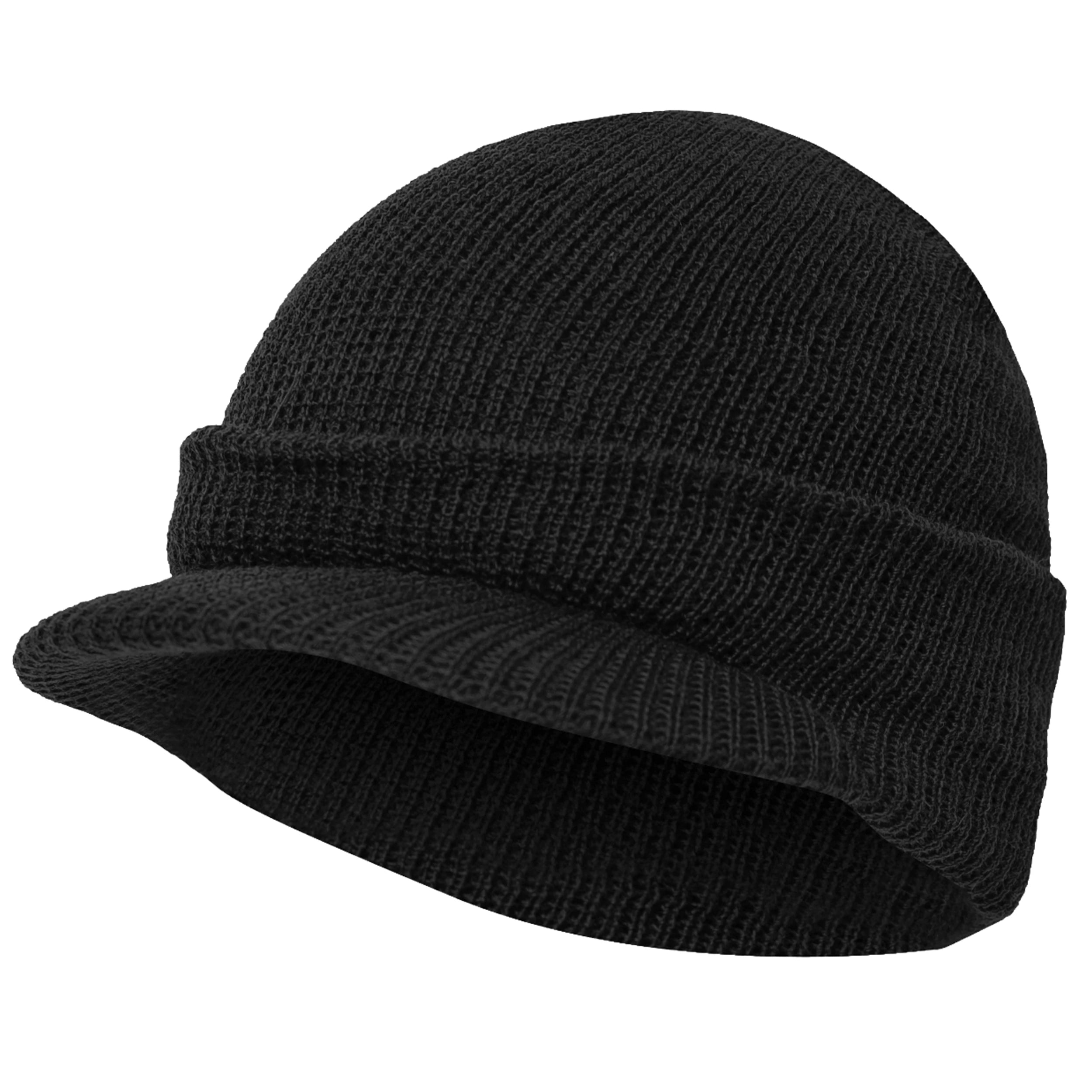 Rothco Genuine G.I. Watch Cap with Brim Black Caps further product photo