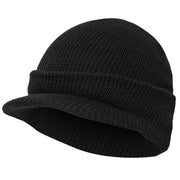 Rothco Genuine G.I. Watch Cap with Brim Black Caps further product photo