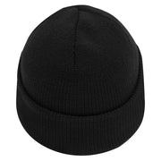 Rothco Genuine G.I. Watch Cap with Brim Black Caps & close-up photo
