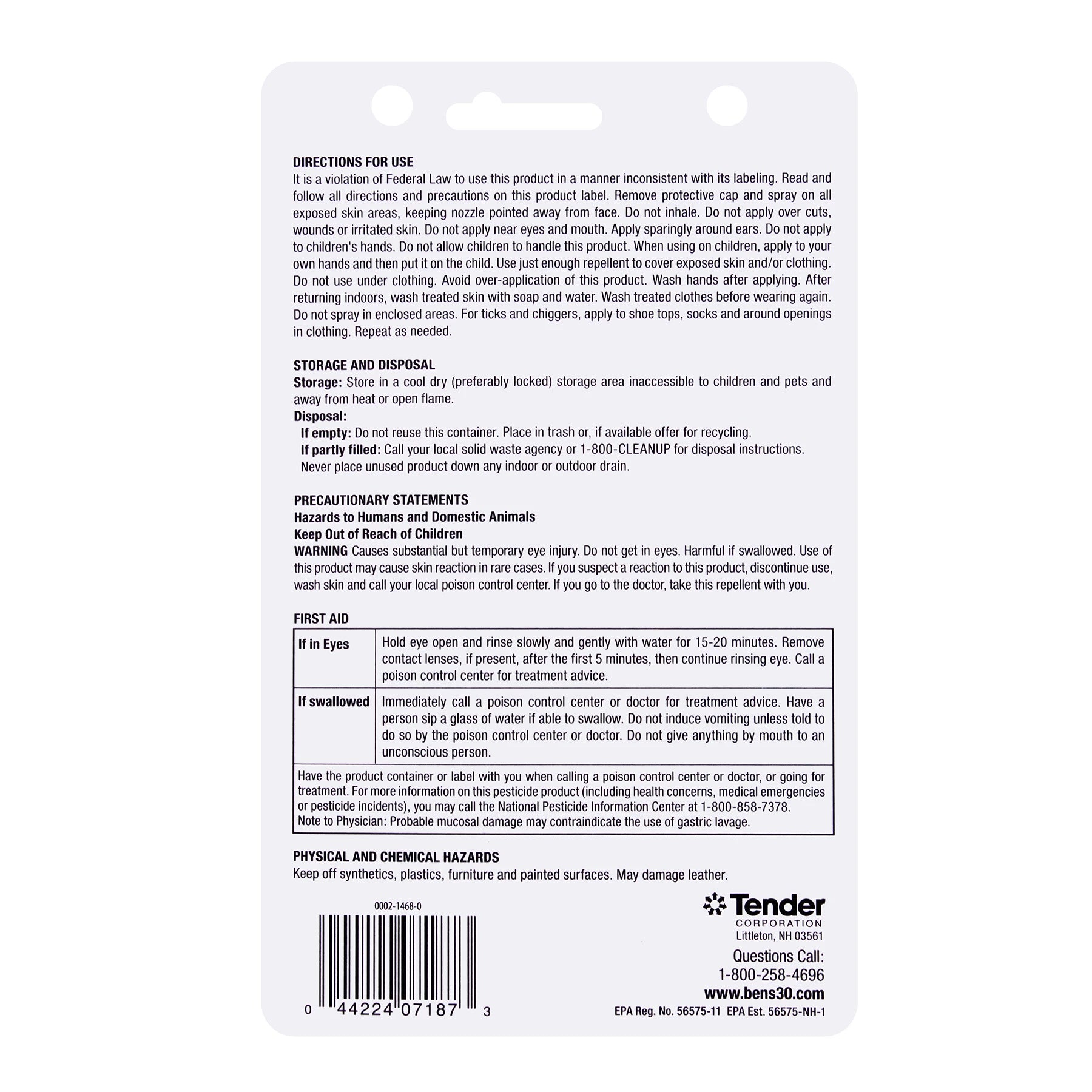 Rothco Ben 30 Spray Pump Insect Repellent close-up photo