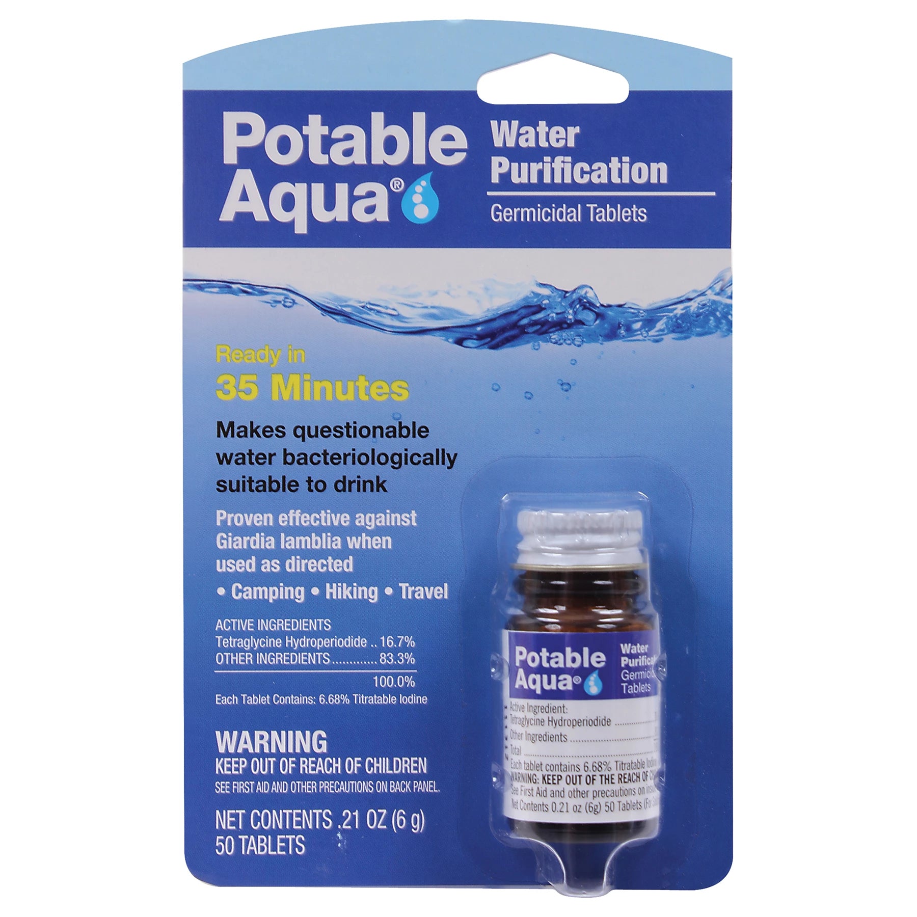 Rothco Potable Aqua Water Purification Tablets Hydration and detail photo