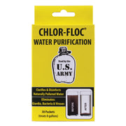 Rothco Chlor Floc Military Water Purification Powder Packets Bug Out additional view