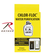 Chlor Floc Military Water Purification Powder Packets - Security Pro USA