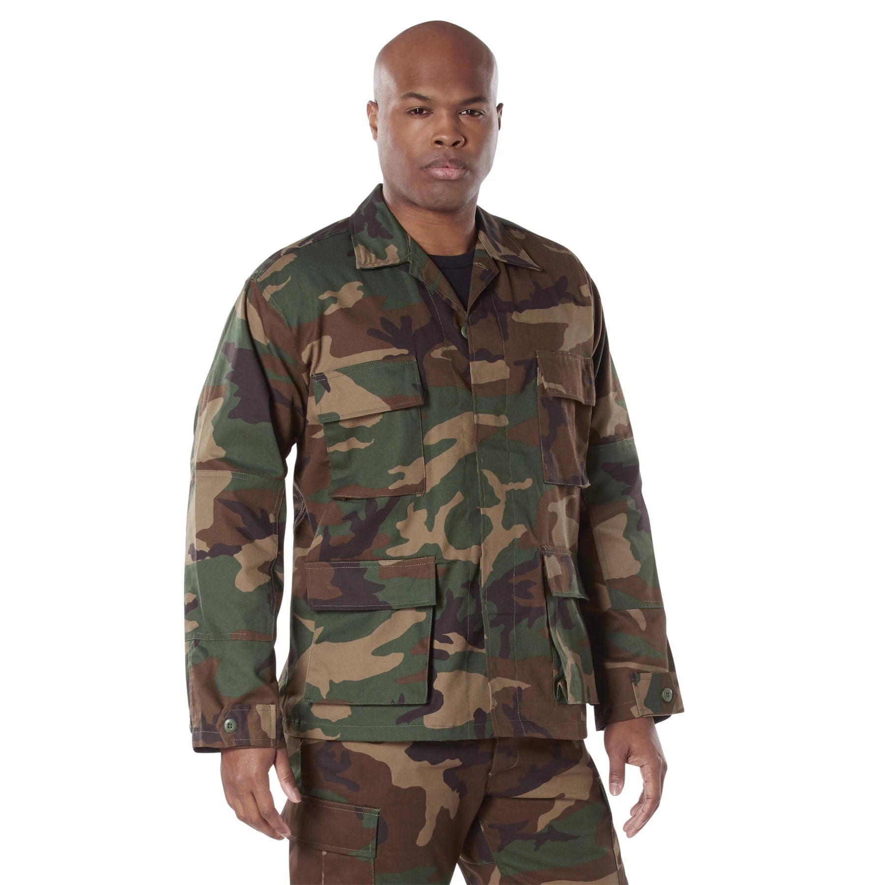 Rothco Camo BDU Shirt 3XL Big & Tall Shirts close-up photo