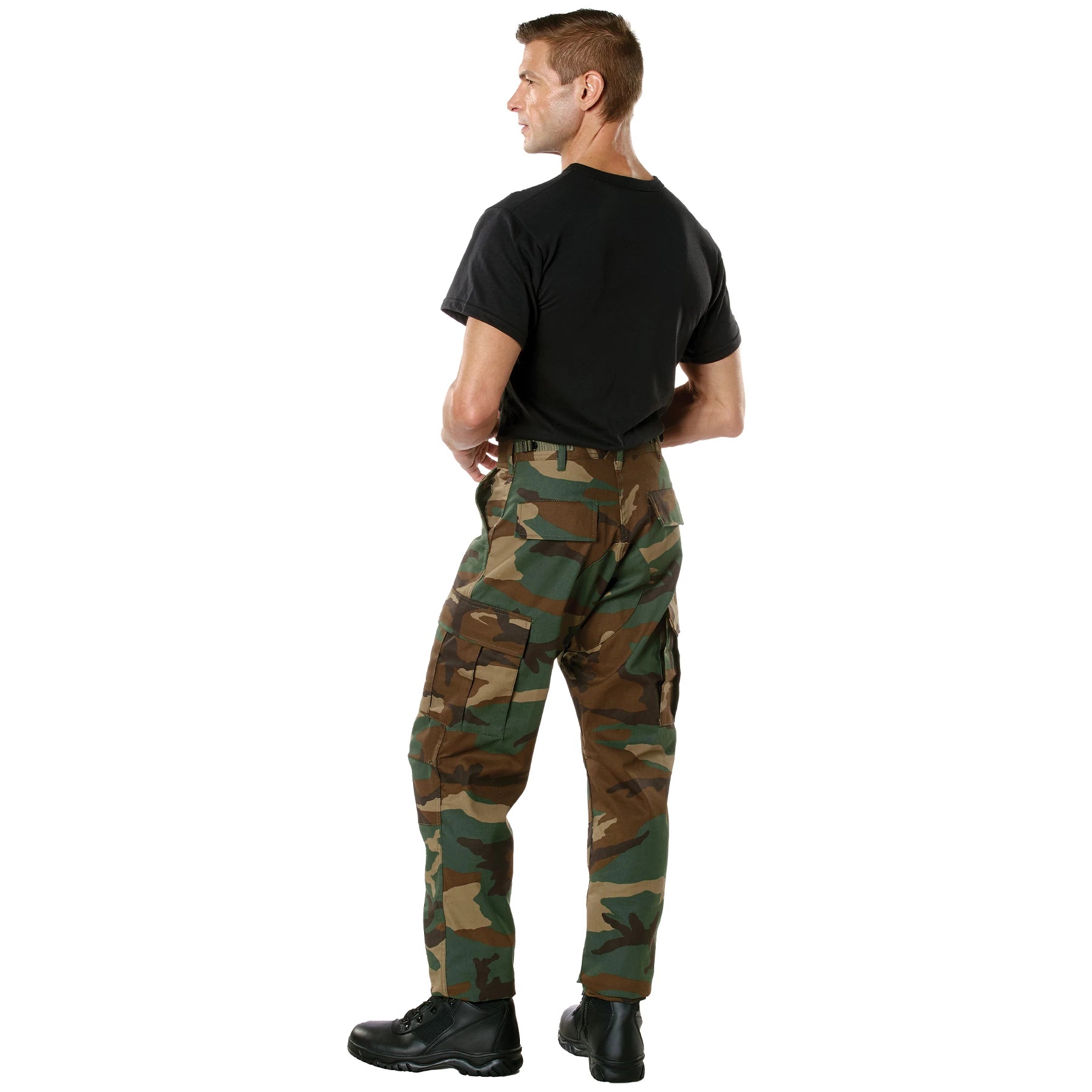 Rothco Camo Tactical BDU Pants Woodland Camo 5XL close-up photo