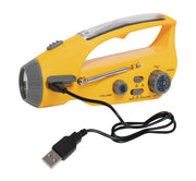 Rothco Solar/Wind Up Flashlight with Radio Bug Out Bag Collection detail photo