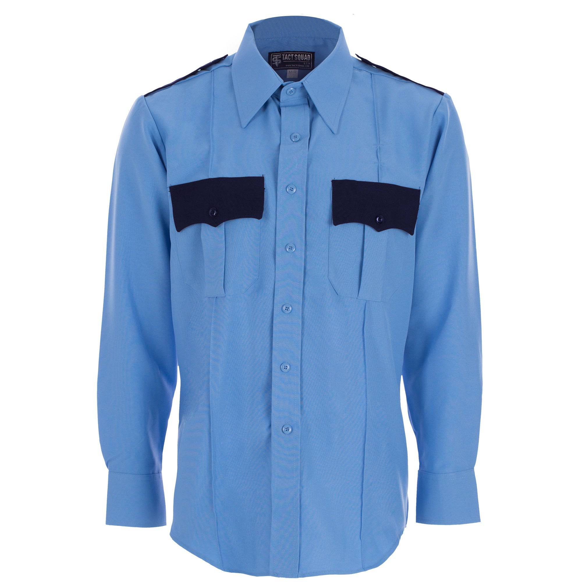 two tone dress shirt Tact Squad Men’s Tone Polyester Uniform Shirt