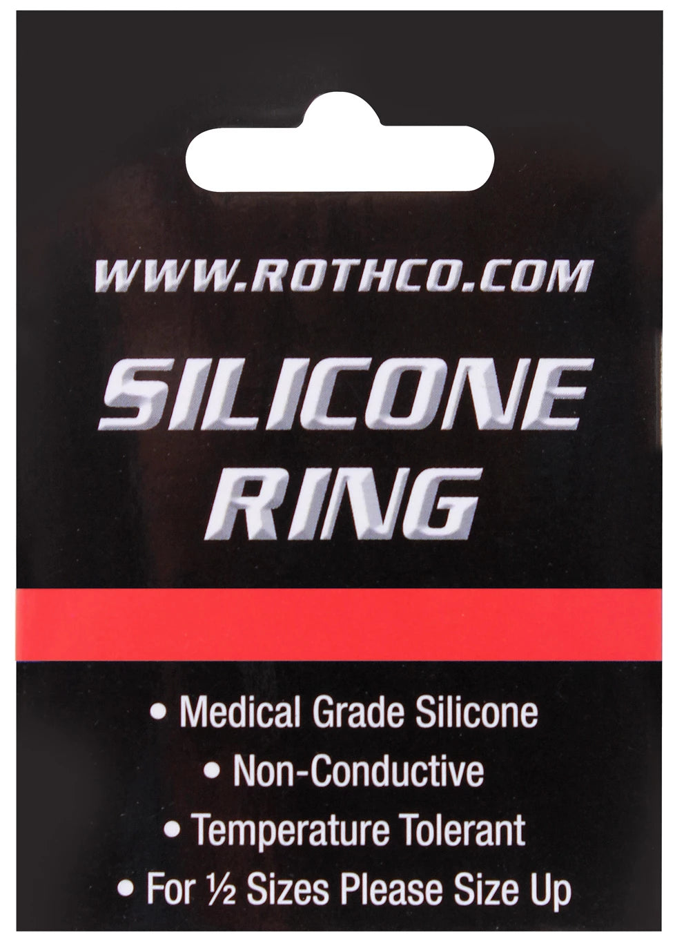Rothco Thin Red Line Silicone Ring Rings and Military side detail photo