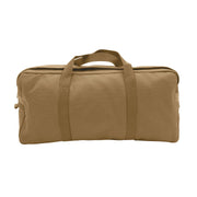 Rothco Canvas Tanker Style Tool Bag Olive Drab Military side detail photo