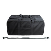 Rothco Canvas Jumbo Cargo Bag Black Military Duffle Bags angled product photo