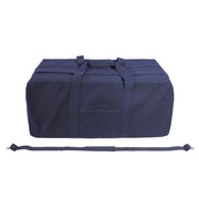 Rothco Canvas Jumbo Cargo Bag Black Military Duffle Bags close-up photo