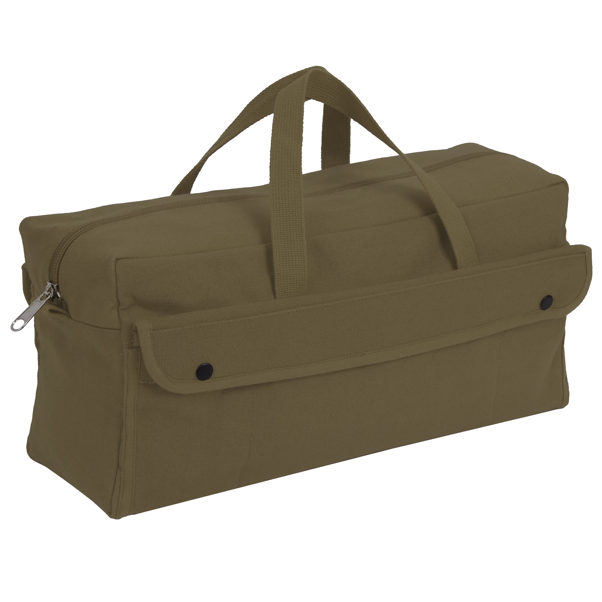Rothco Canvas Jumbo Mechanic Tool Bag Olive Drab Military side detail photo