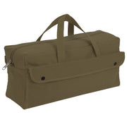 Rothco Canvas Jumbo Mechanic Tool Bag Olive Drab Military side detail photo