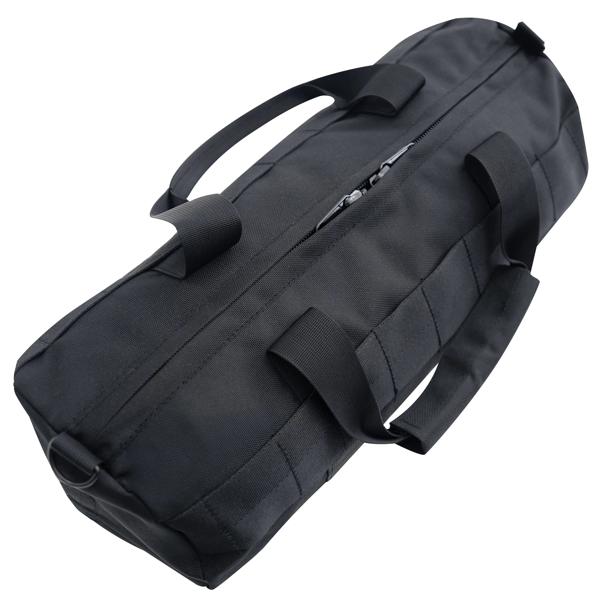 Rothco Black Stealth Rappelling Bag Ropes angled product photo