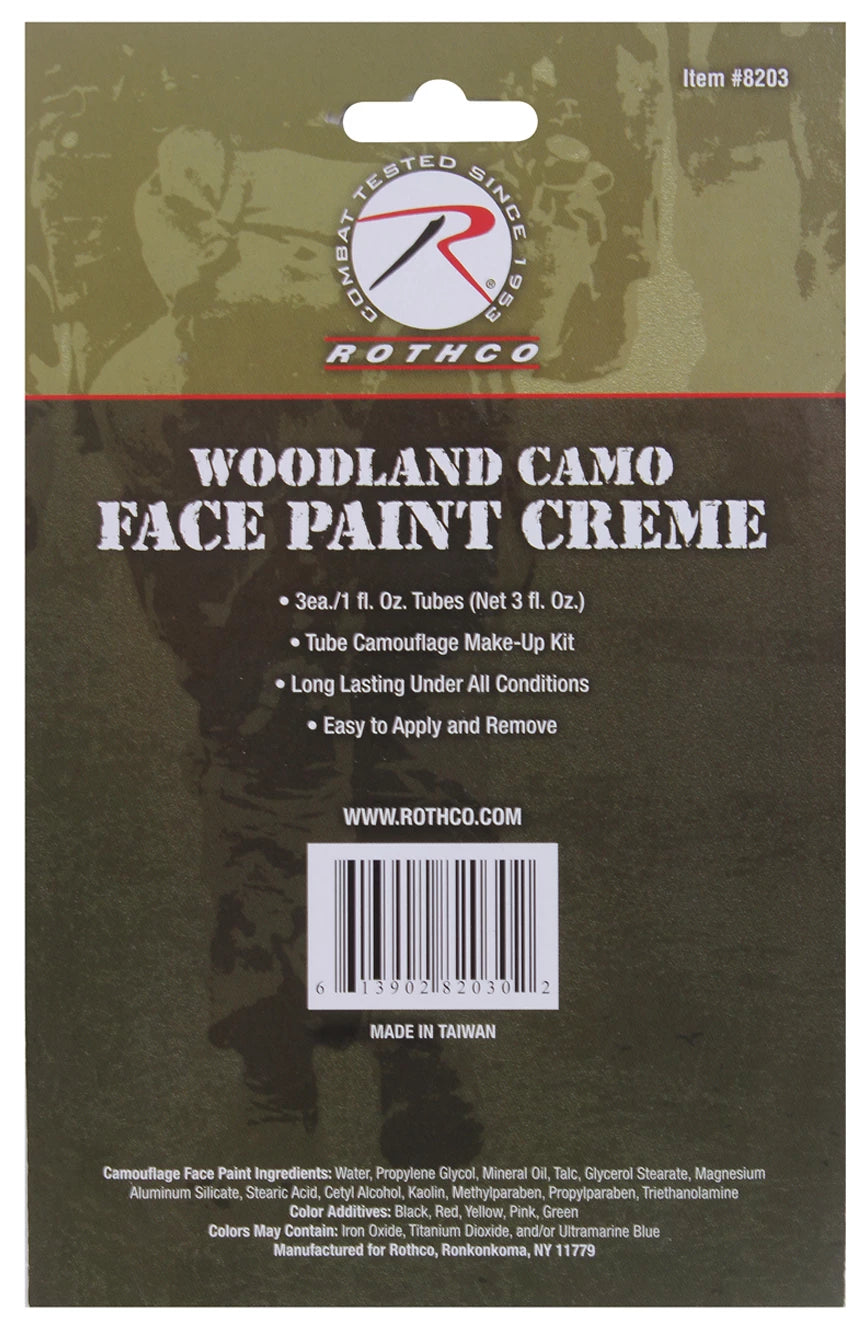 Rothco Camouflage Face Paint Creme alternate photo Security Pro USA