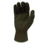 Rothco Wool Glove Liners - Unstamped Cold Weather Gloves side detail photo
