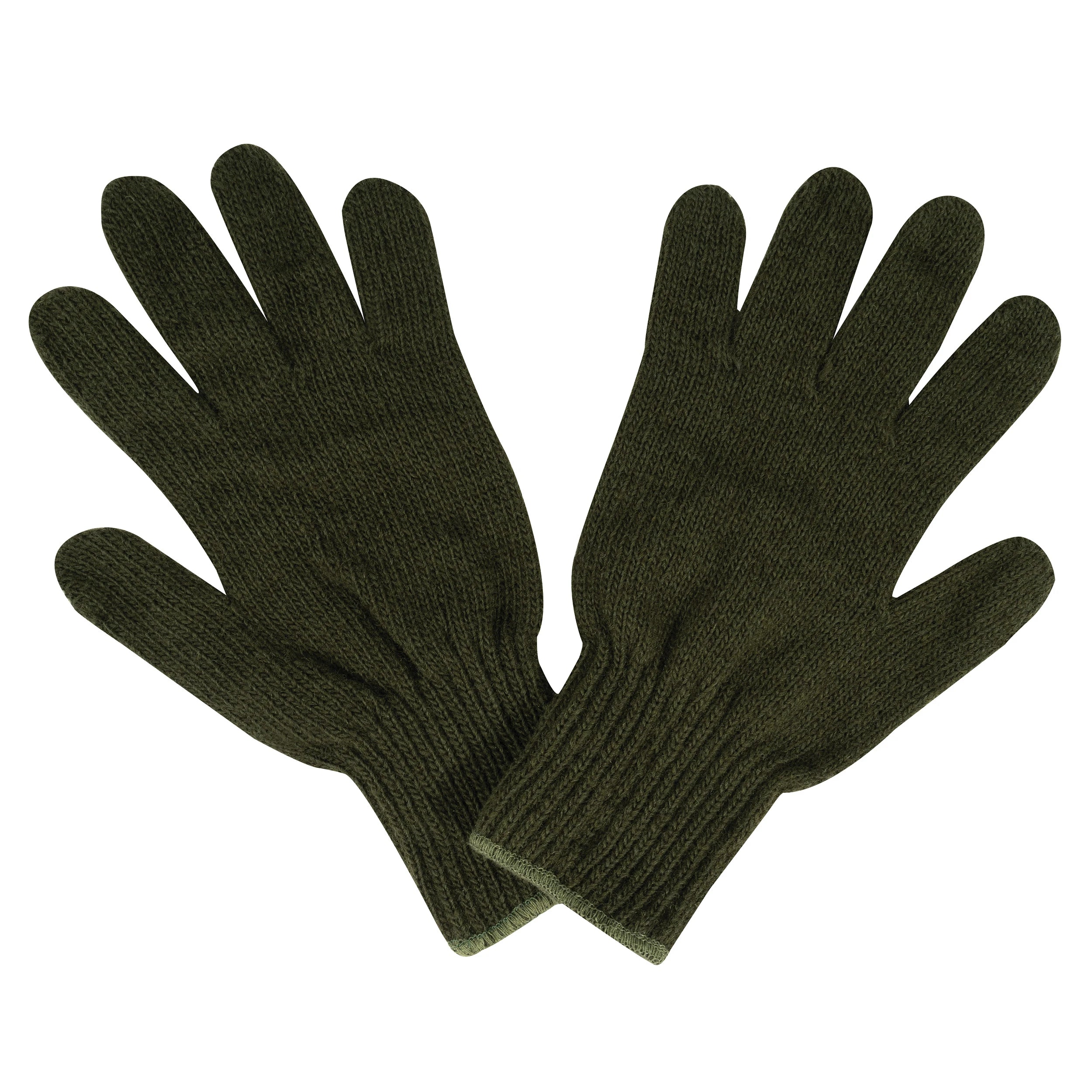 Rothco Wool Glove Liners - Unstamped Cold Weather Gloves angled product photo