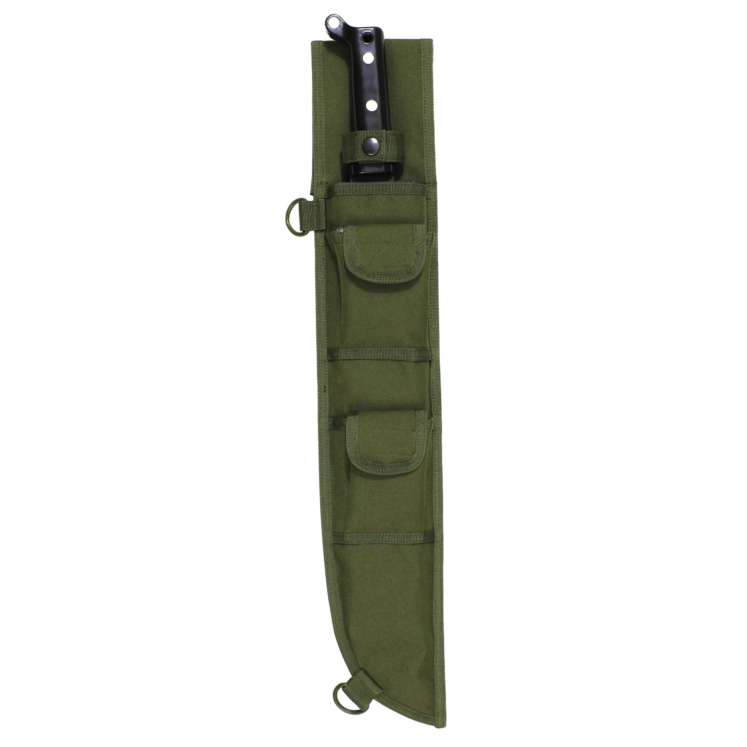 Rothco MOLLE Compatible Machete Sheath - 18 Inch Olive Drab close-up photo