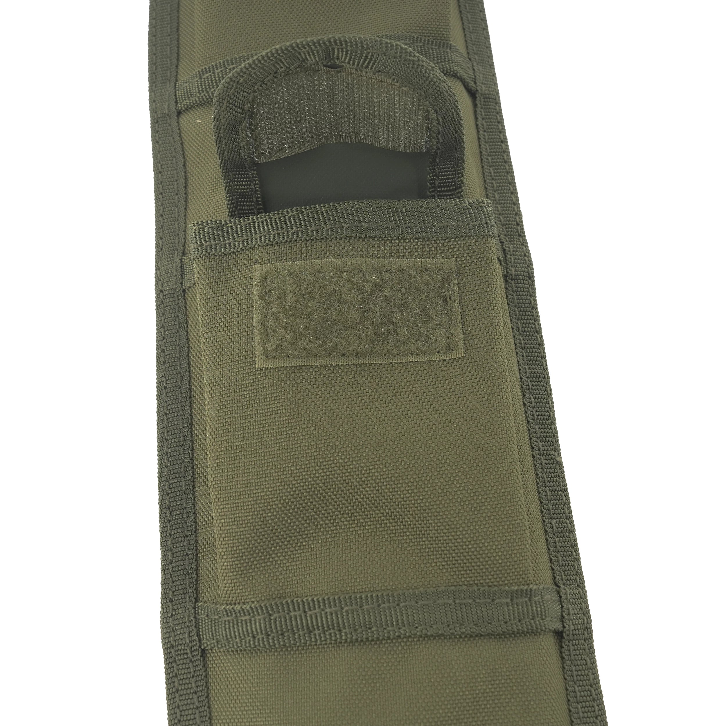 Rothco MOLLE Compatible Machete Sheath - 18 Inch Olive angled product photo