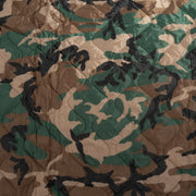 Rothco G.I. Type Camo Poncho Liner Woodland Camo Emergency angled product photo