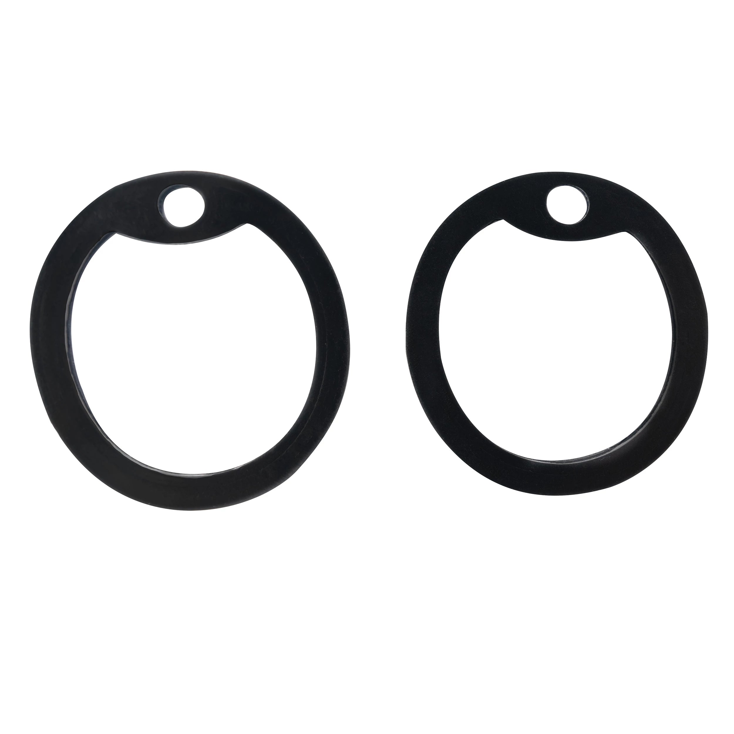 Rothco Dog Tag Silencers Black Tags detail photo