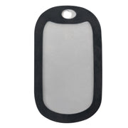 Rothco Dog Tag Silencers Black Tags close-up photo