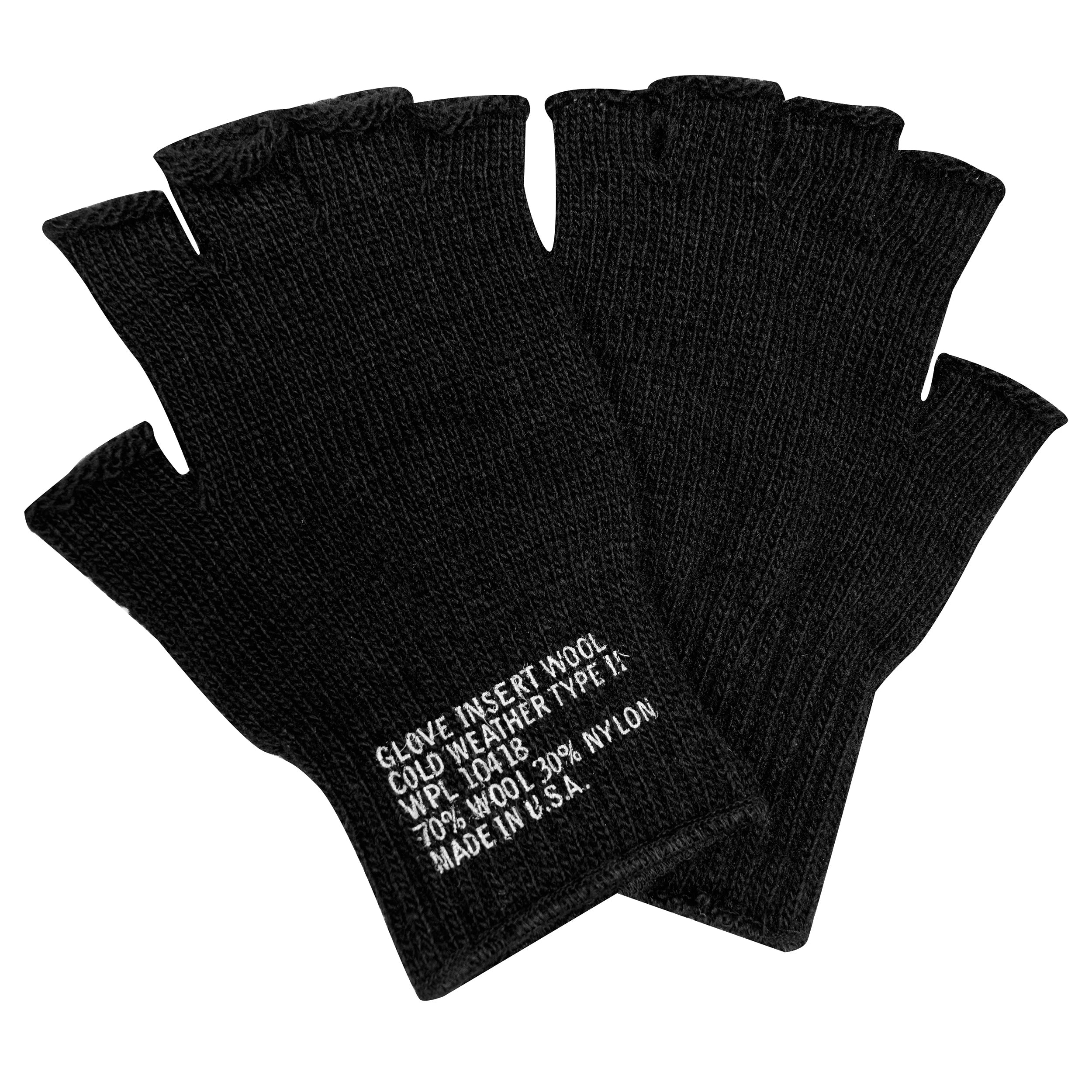 Rothco Fingerless Wool Gloves Olive Drab New Arrivals detail photo