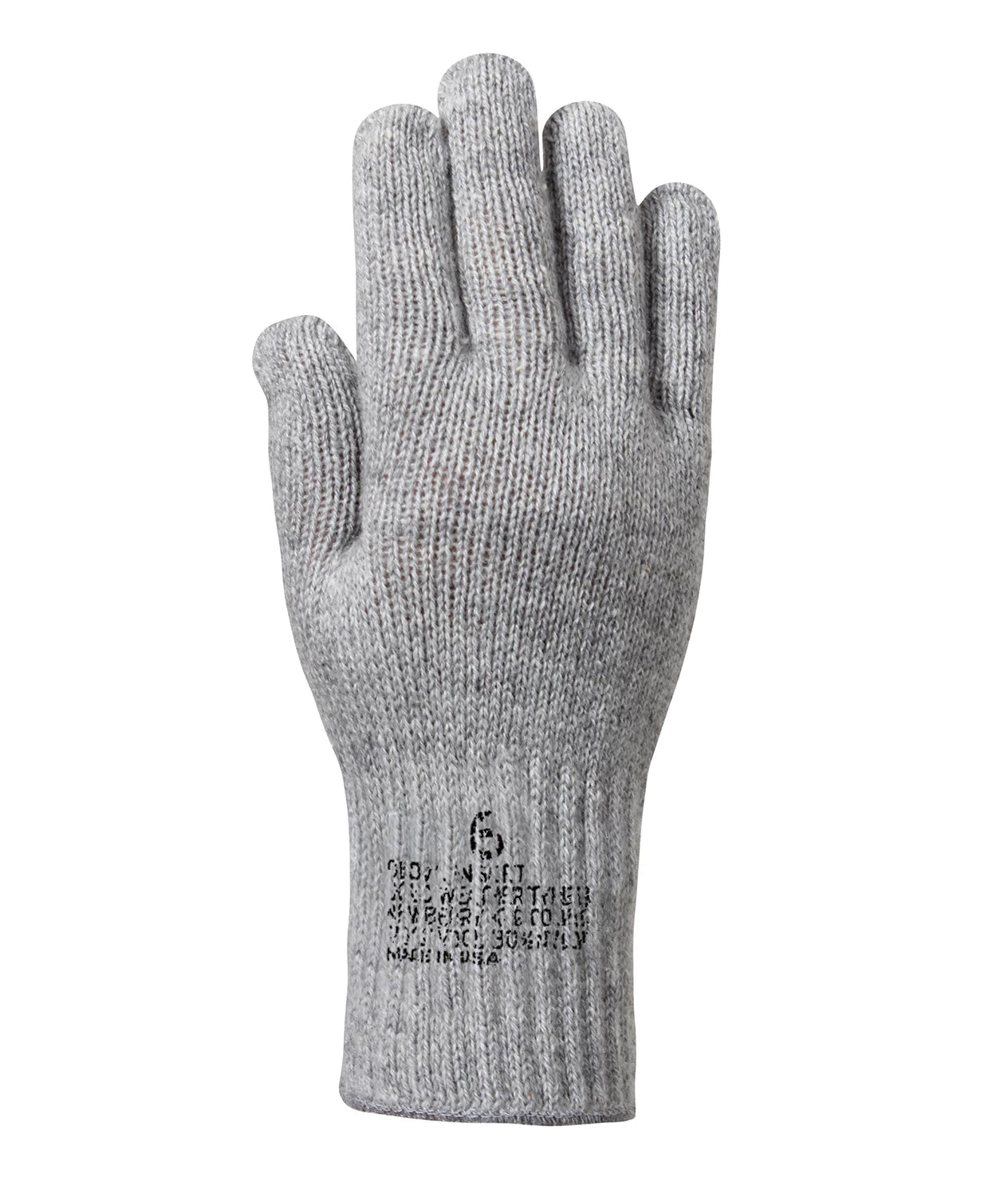 Rothco G.I. Glove Liners Cold Weather Gloves reverse view