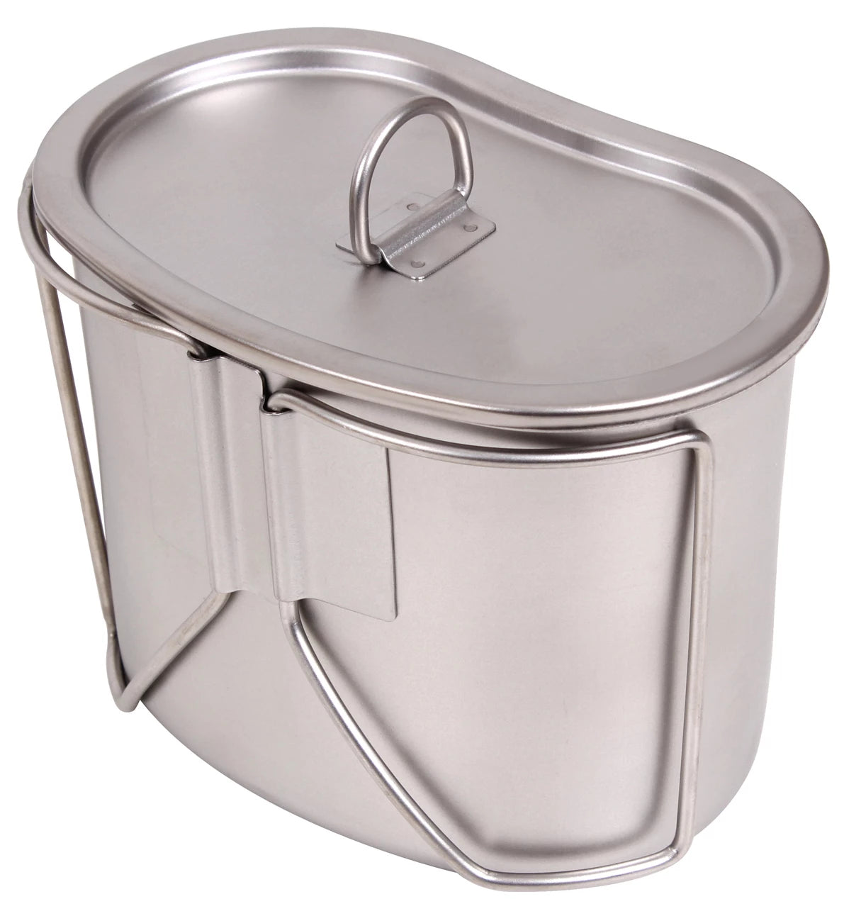 Rothco Stainless Steel Canteen Cup and Cover Set Canteens & close-up photo