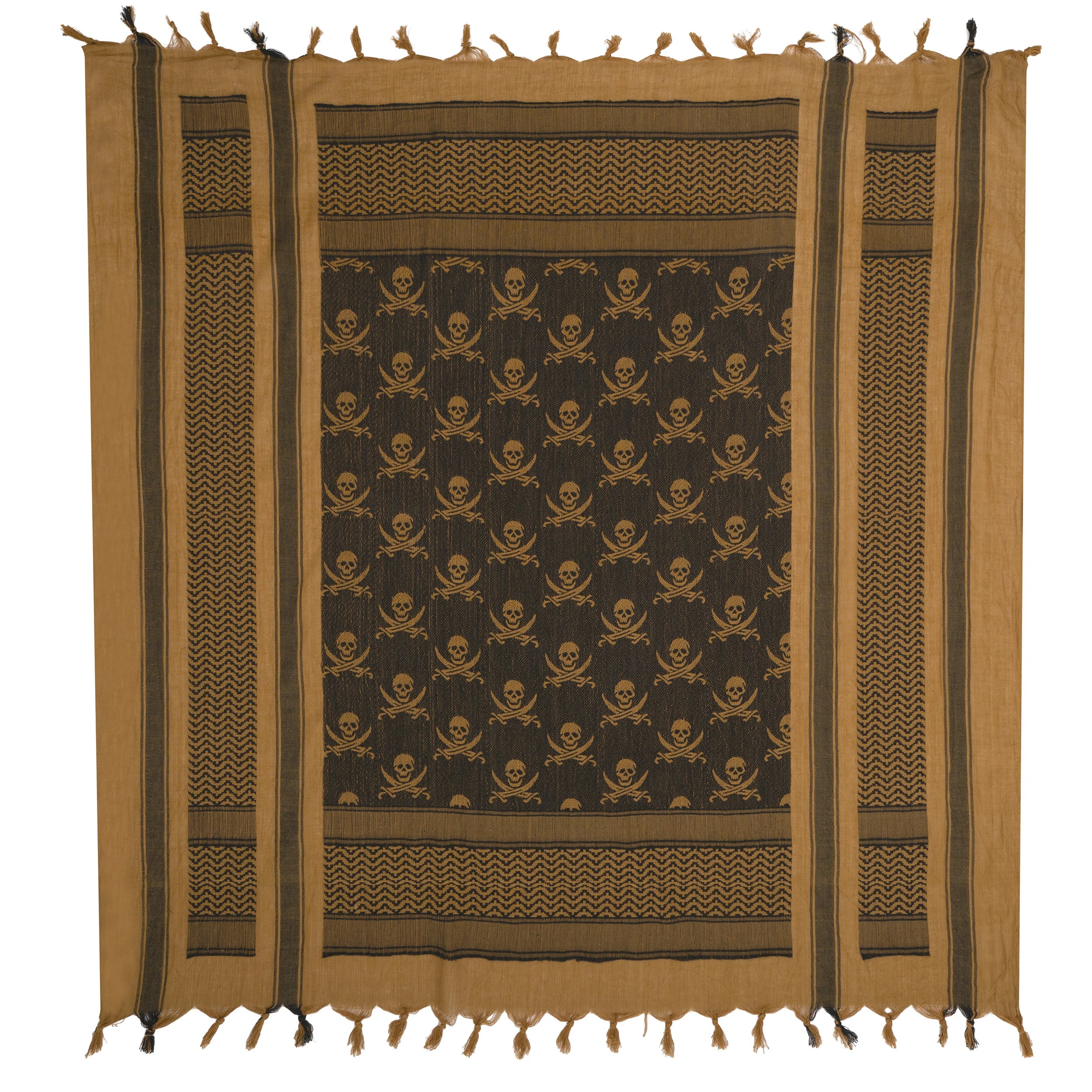 Rothco Skulls Shemagh Tactical Desert Keffiyeh Scarf