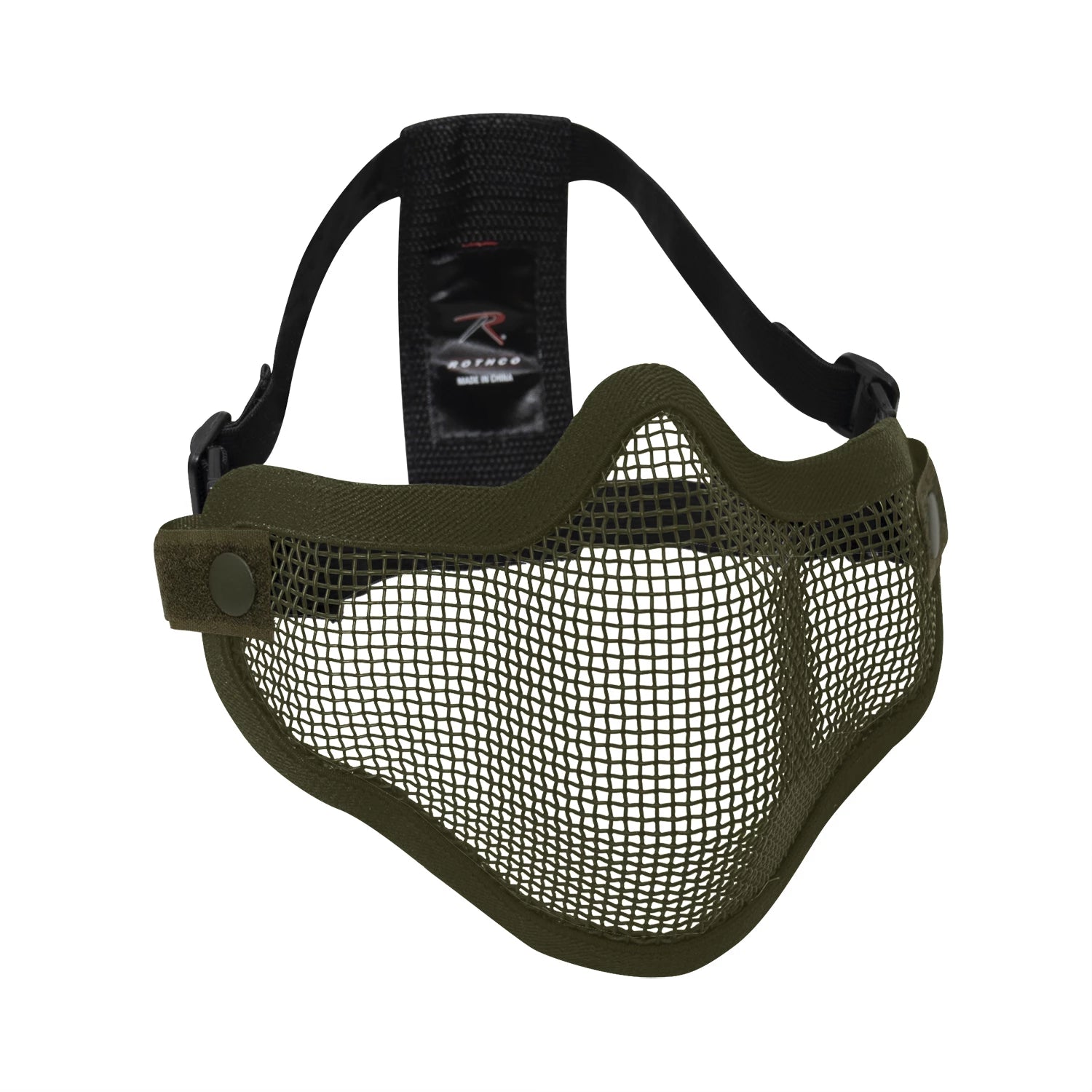 Rothco Steel Half Face Tactical Mask Airsoft & Paintball side detail photo