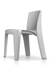 Cortech RazorBack 86484 stacking jail chair in gray