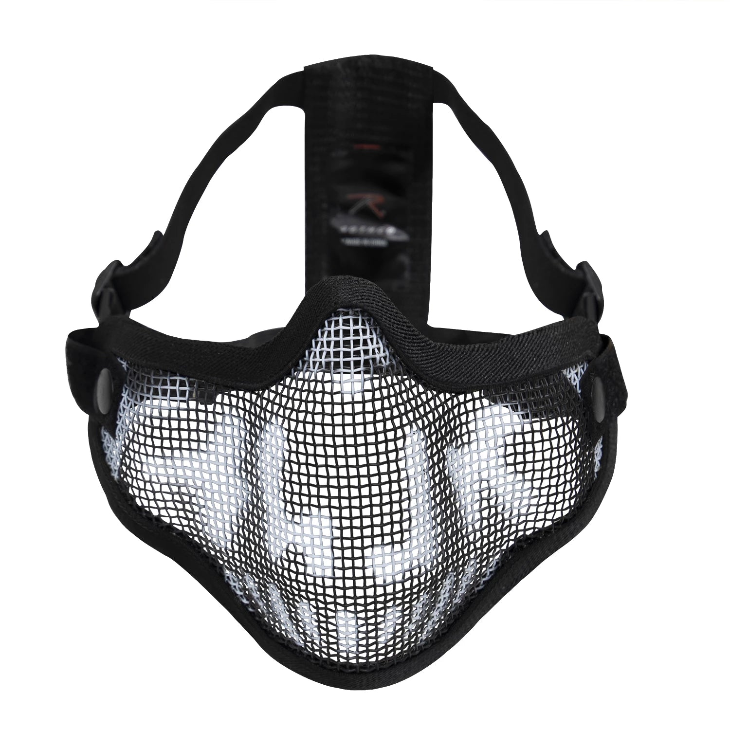 Rothco Steel Half Face Mask With Ear Guard - angled product photo