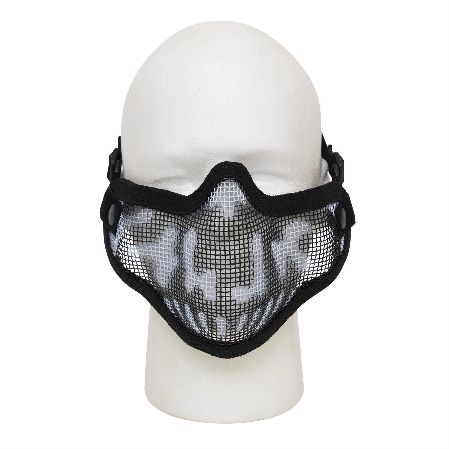 Rothco Steel Half Face Tactical Mask Airsoft & Paintball angled product photo