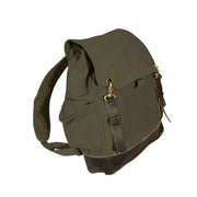 Rothco Vintage Expedition Rucksack Olive Drab Backpacks side detail photo