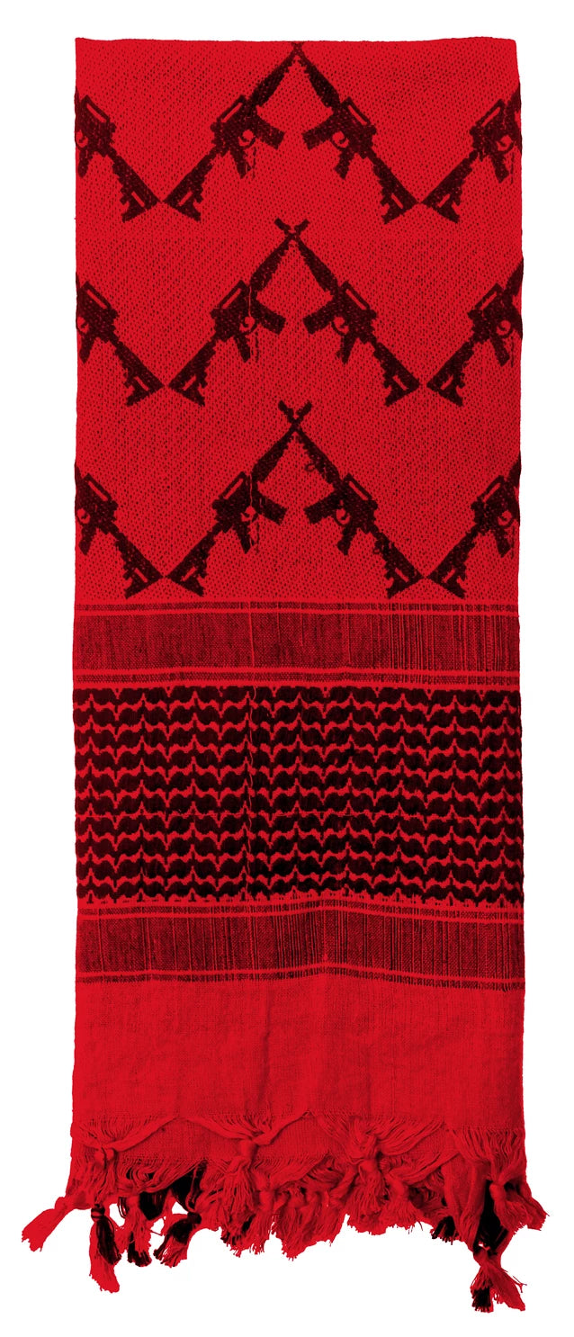 Rothco Crossed Rifles Shemagh Tactical Desert Keffiyeh Scarf
