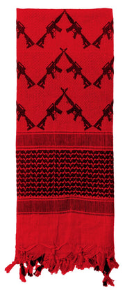 Rothco Crossed Rifles Shemagh Tactical Desert Keffiyeh Scarf