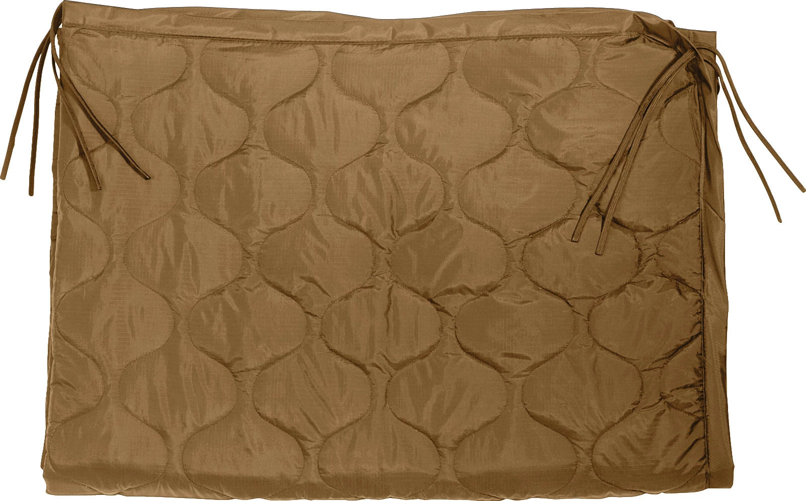 Rothco Enhanced G.I. Type Rip-Stop Poncho Liner With Zipper Woodland detail photo