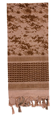 Rothco Digital Camo Shemagh Tactical Desert Keffiyeh Scarf