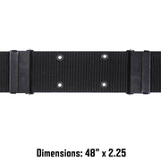 Rothco GI Style Pistol Belt With Metal Buckles White Military reverse view