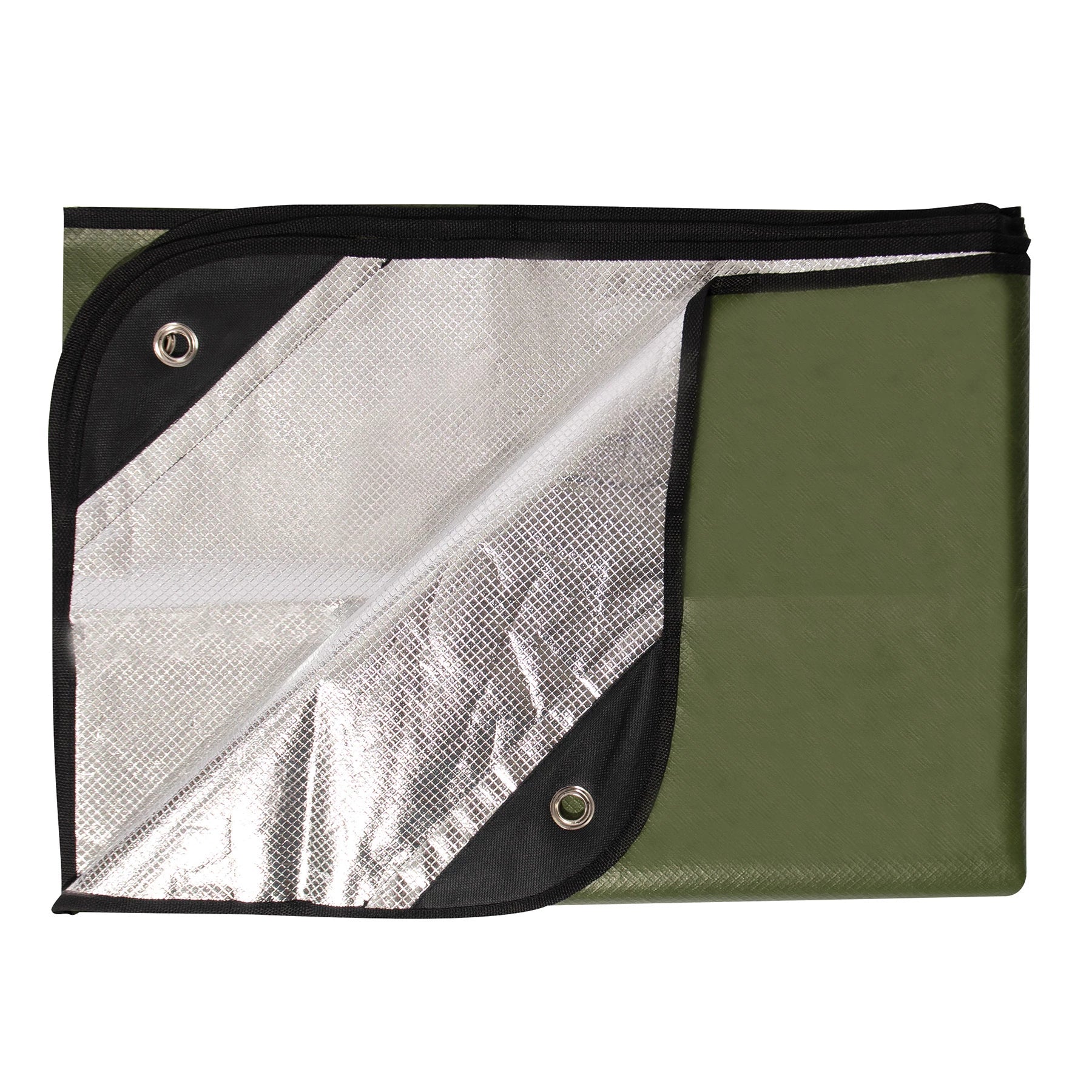 Rothco Heavy Duty Survival Blanket - Olive Drab New Arrivals detail photo