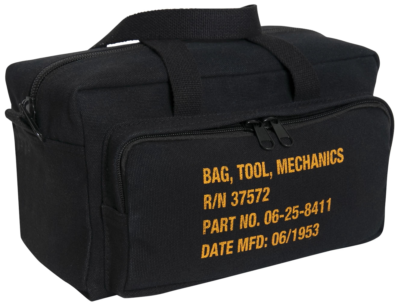 Rothco G.I. Type Zipper Pocket Mechanics Tool Bag With Military reverse view