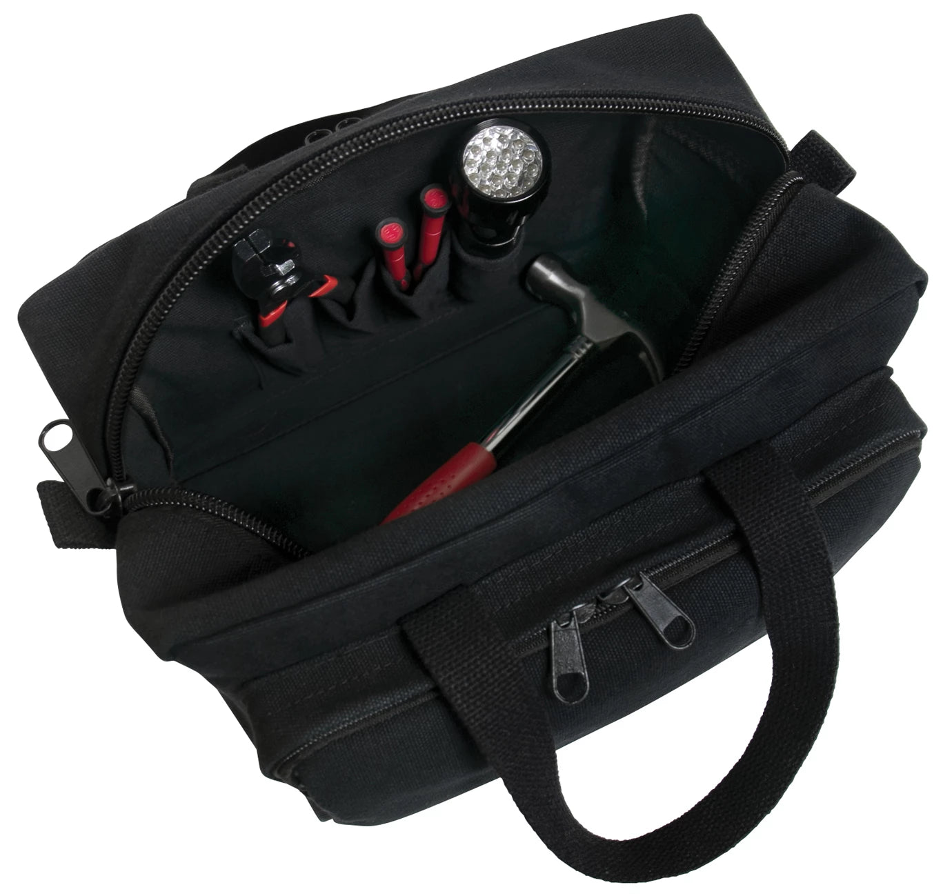 Rothco G.I. Type Zipper Pocket Mechanics Tool Bag With angled product photo