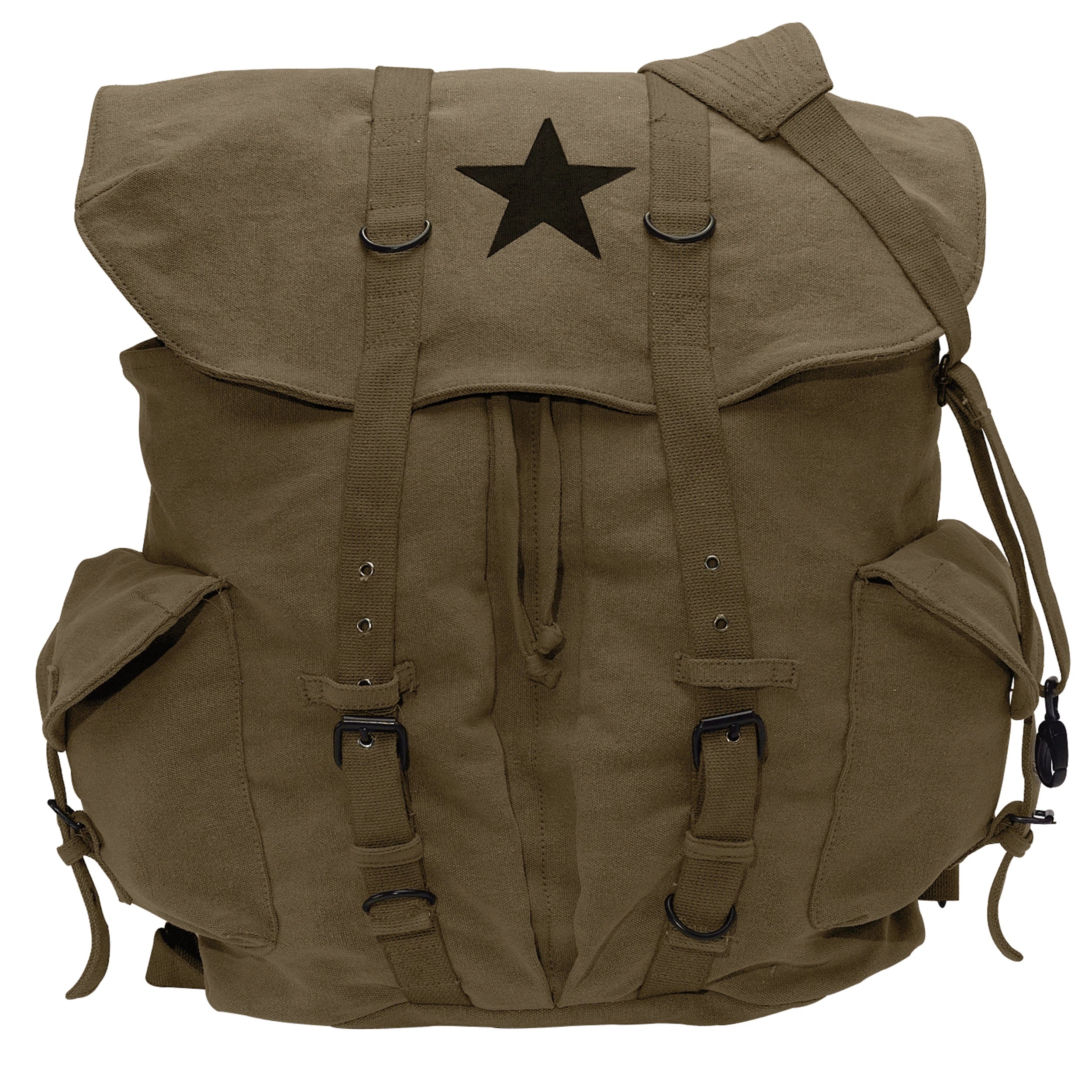 Rothco Vintage Weekender Canvas Backpack with Star Backpacks additional view