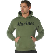 Rothco Marines Pullover Hooded Sweatshirt Sweatshirts & Hoodies side detail photo