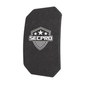 SecPro Lightweight Ceramic & Spectra Multi Curve Full Cut Stand Alone Level IV Hard Armor Plate - SecPro
