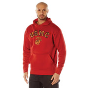 Rothco USMC Eagle Globe and Anchor Pullover Hooded Sweatshirt Sneak additional view