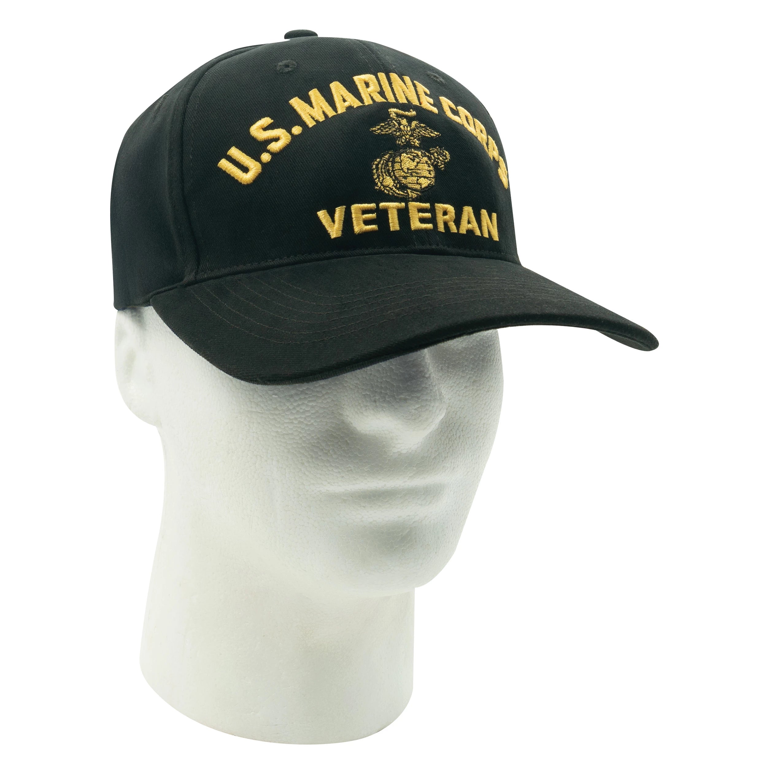 Rothco U.S. Marine Corps Veteran Hat Low Profile Baseball angled product photo